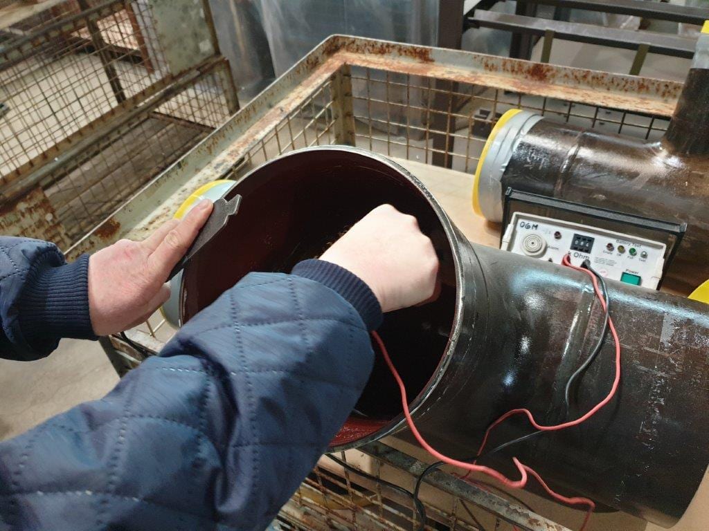 Painting/Coating Inspection, Pipes and Fittings, Vetco Coating GmbH, Gladbeck, Germany