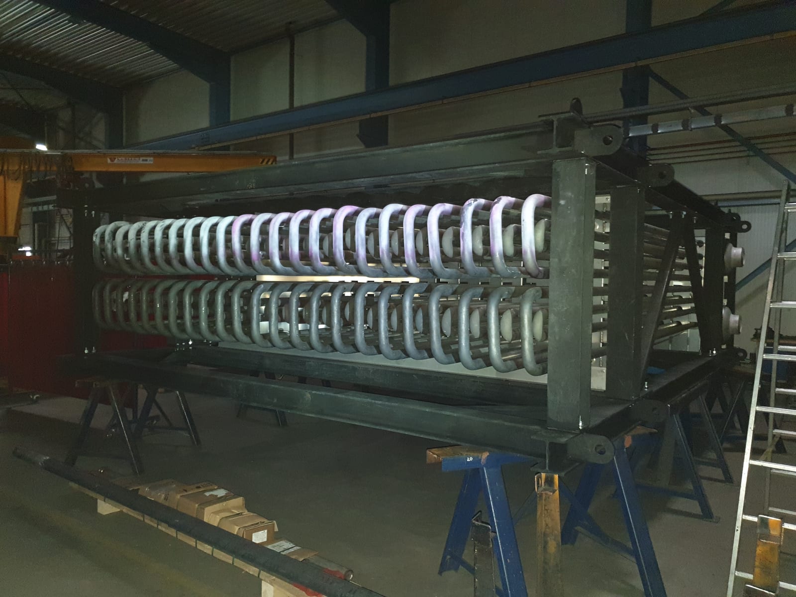 Final Inspection, Convection Bank Coils, Rosink-Werkstaetten GmbH, Nordhorn, Germany