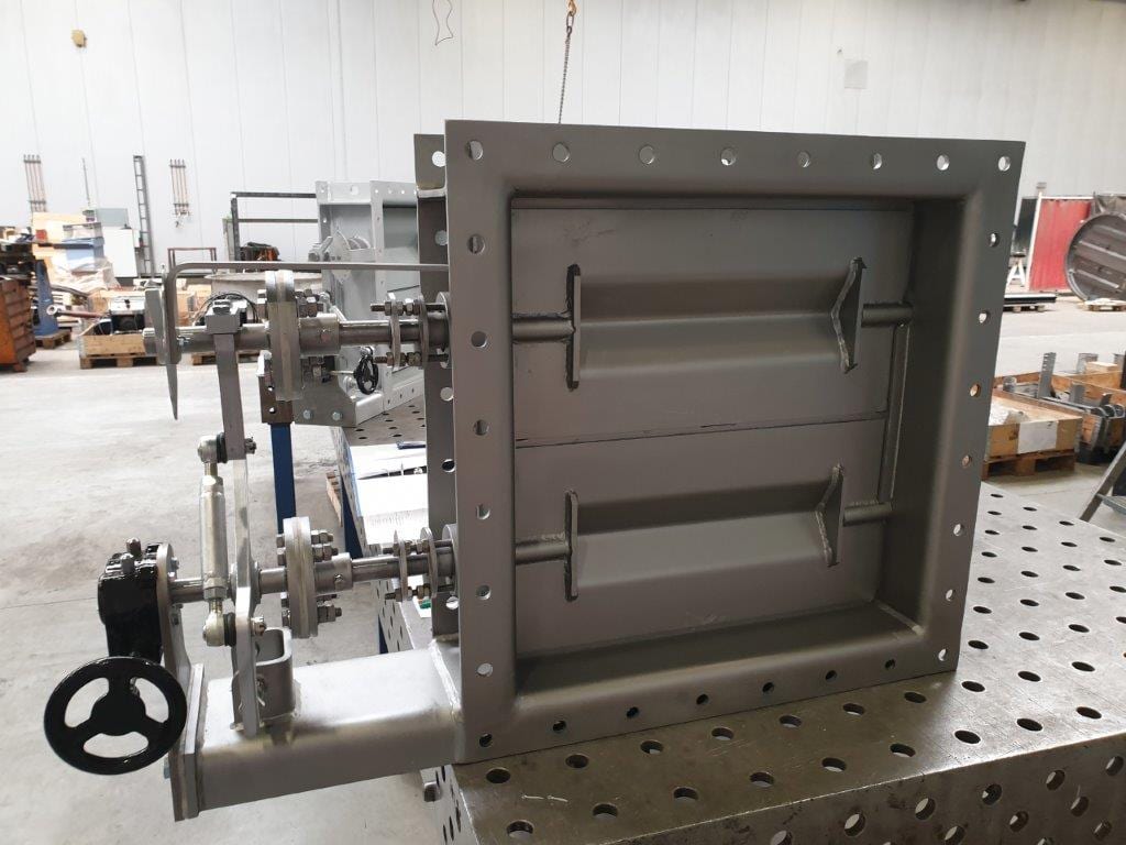 Final Inspection, Duct Dampers, HMT Hebing Maschinen-Technik GmbH, Rhede, Germany