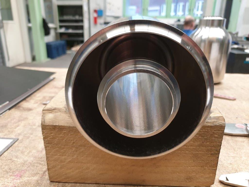 Final Inspection, Gas Inlet Nozzles and Reformer Tube Assembly, Schmidt & Clemens GmbH, Lindlar, Germany