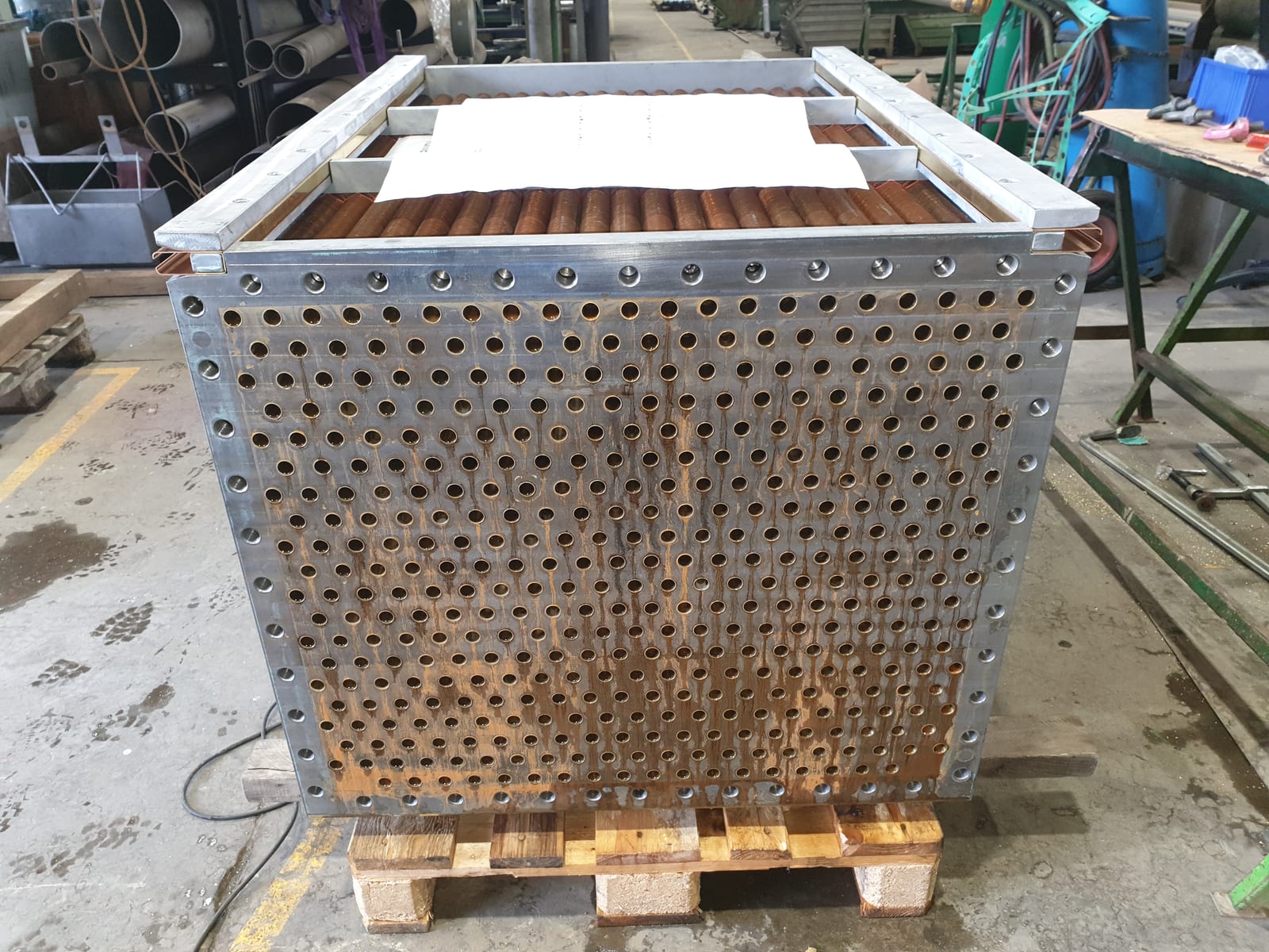 Pressure Test and Final Inspection, Cooling Bundles, ETABO, Langenfeld, Germany